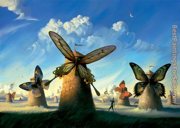 Vladimir Kush fauna in la mancha